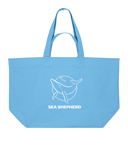 Logo Classico - Borsa Shopping in Cotone Riciclato