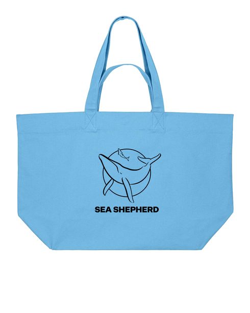 Logo Classico - Borsa Shopping in Cotone Riciclato