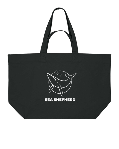 Logo Classico - Borsa Shopping in Cotone Riciclato