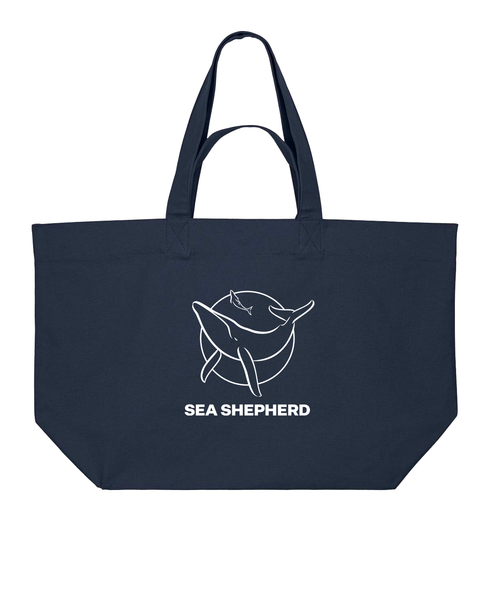 Logo Classico - Borsa Shopping in Cotone Riciclato
