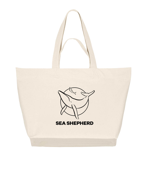 Logo Classico - Borsa Shopping in Cotone Riciclato