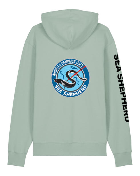 Anguilla Campaign - Felpa con Cappuccio Unisex Regular Fit