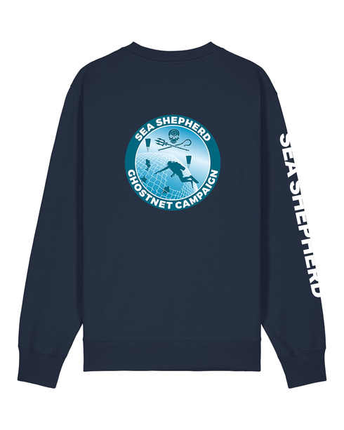Campagna Ghostnet - Felpa Girocollo Unisex Regular Fit