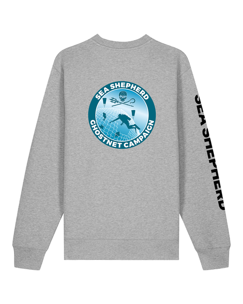 Campagna Ghostnet - Felpa Girocollo Unisex Regular Fit
