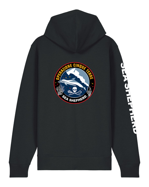 Operazione 5 Terre - Felpa con Cappuccio e Zip Unisex Regular Fit