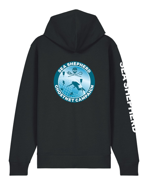 Campagna Ghostnet - Felpa con Cappuccio e Zip Unisex Regular Fit