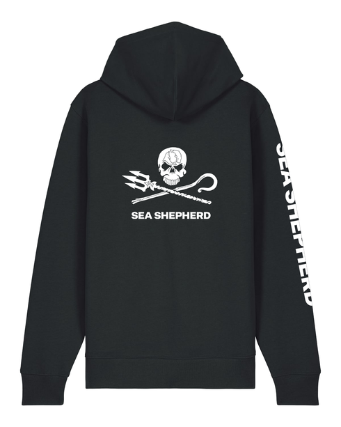 Jolly Roger - Felpa con Cappuccio e Zip Unisex Regular Fit