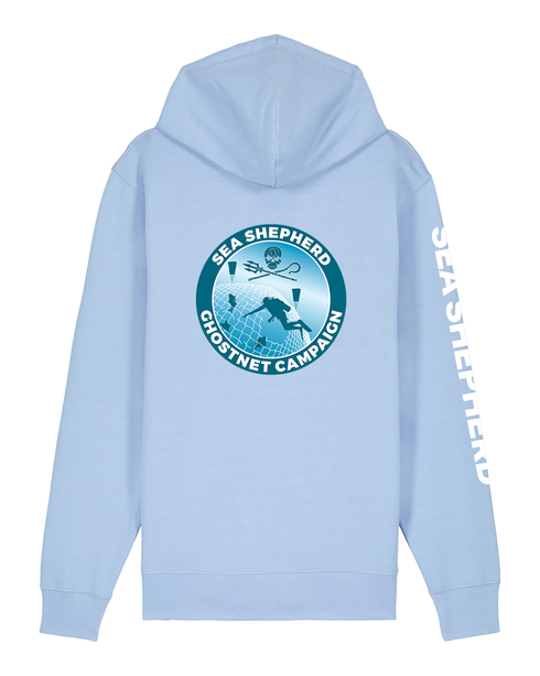 Campagna Ghostnet - Felpa con Cappuccio e Zip Unisex Regular Fit