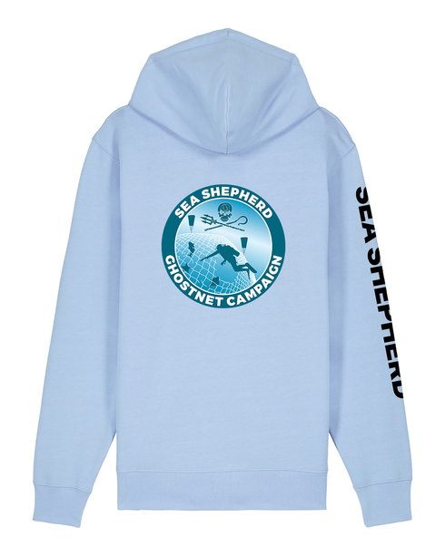 Campagna Ghostnet - Felpa con Cappuccio e Zip Unisex Regular Fit
