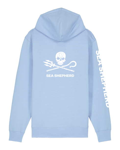 Jolly Roger - Felpa con Cappuccio e Zip Unisex Regular Fit