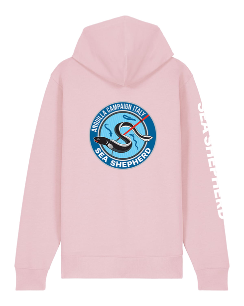 Anguilla Campaign - Felpa con Cappuccio e Zip Unisex Regular Fit