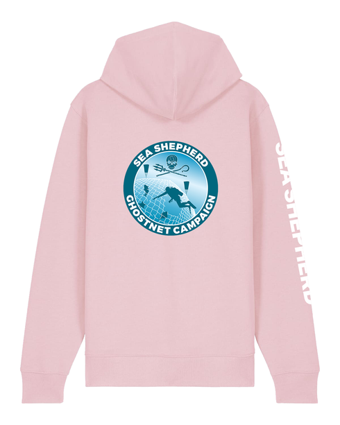 Campagna Ghostnet - Felpa con Cappuccio e Zip Unisex Regular Fit