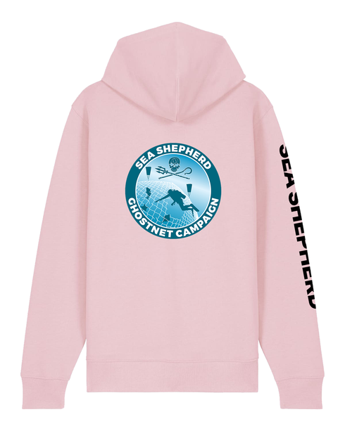 Campagna Ghostnet - Felpa con Cappuccio e Zip Unisex Regular Fit
