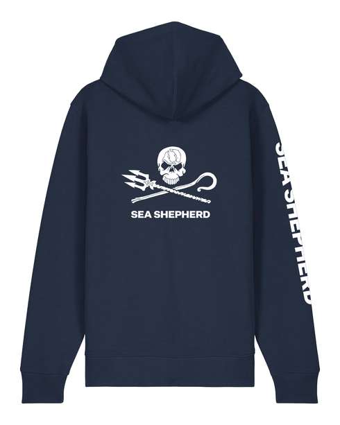 Jolly Roger - Felpa con Cappuccio e Zip Unisex Regular Fit