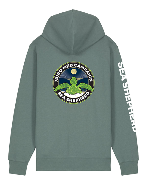 Campagna Jairo Med - Felpa con Cappuccio e Zip Unisex Regular Fit