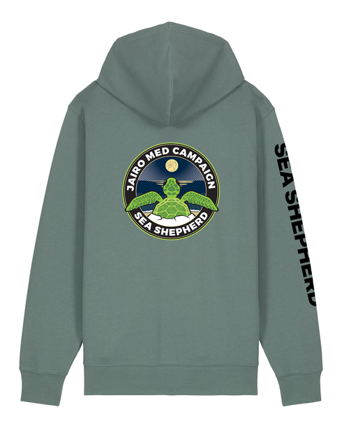 Campagna Jairo Med - Felpa con Cappuccio e Zip Unisex Regular Fit