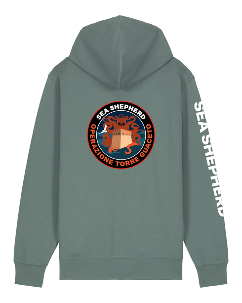 Operazione Torre Guaceto - Felpa con Cappuccio e Zip Unisex Regular Fit