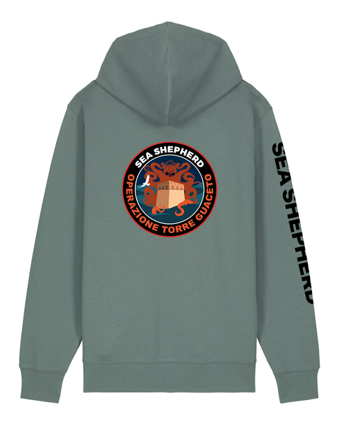 Operazione Torre Guaceto - Felpa con Cappuccio e Zip Unisex Regular Fit