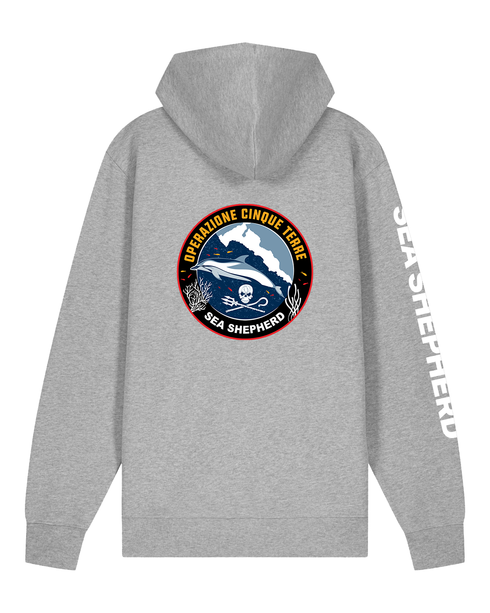 Operazione 5 Terre - Felpa con Cappuccio e Zip Unisex Regular Fit