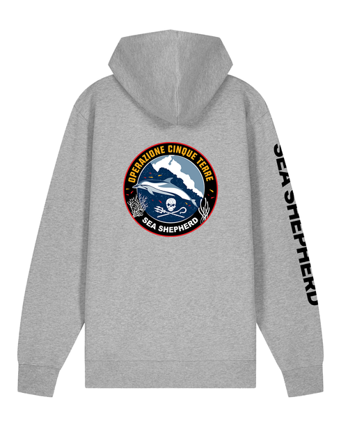 Operazione 5 Terre - Felpa con Cappuccio e Zip Unisex Regular Fit