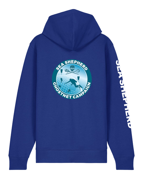 Campagna Ghostnet - Felpa con Cappuccio e Zip Unisex Regular Fit