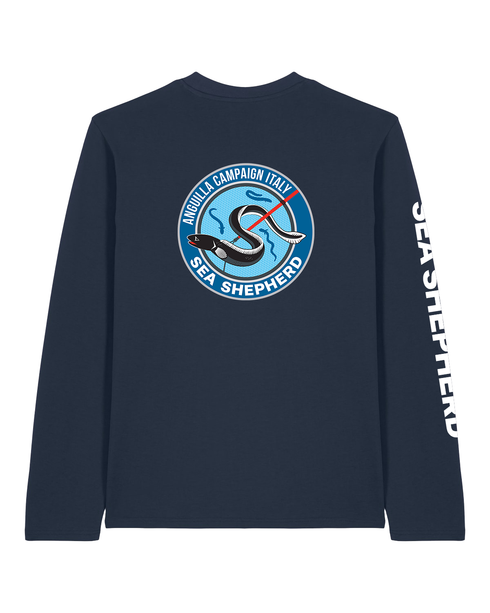 Anguilla Campaign - Maglietta a Maniche Lunghe Unisex Regular Fit