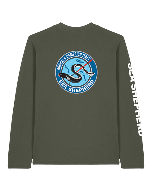 Anguilla Campaign - Maglietta a Maniche Lunghe Unisex Regular Fit