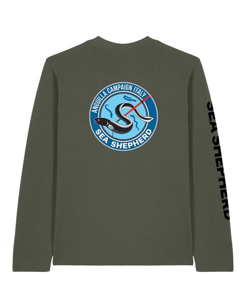 Anguilla Campaign - Maglietta a Maniche Lunghe Unisex Regular Fit
