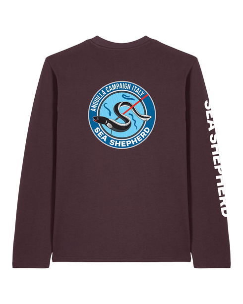 Anguilla Campaign - Maglietta a Maniche Lunghe Unisex Regular Fit