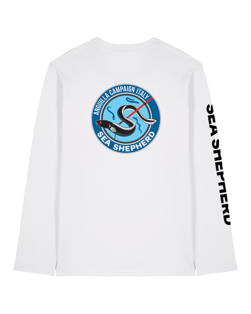 Anguilla Campaign - Maglietta a Maniche Lunghe Unisex Regular Fit