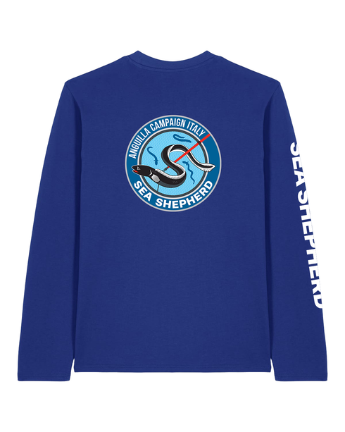 Anguilla Campaign - Maglietta a Maniche Lunghe Unisex Regular Fit
