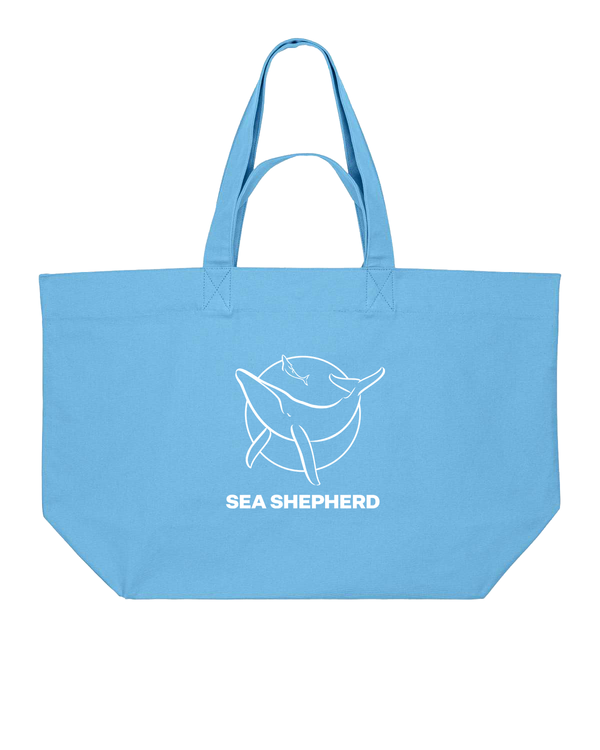 Logo Classico - Borsa Shopping in Cotone Riciclato