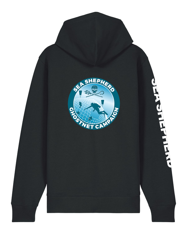 Campagna Ghostnet - Felpa con Cappuccio e Zip Unisex Regular Fit