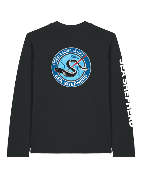 Anguilla Campaign - Maglietta a Maniche Lunghe Unisex Regular Fit